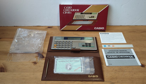 Casio 80a checkbook - cb-80a,