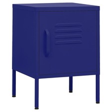 1/2x Nightstand Steel Bedside