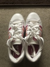 K-Swiss White trainers with