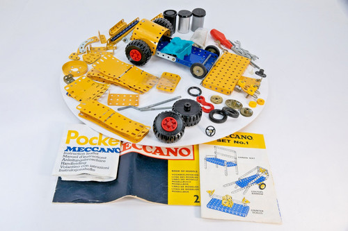 Meccano set pocket - set,
