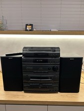 Retro Sony LBT-A190 Full Hifi System with Speakers and Remote Tested Working