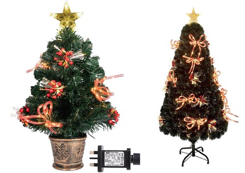 6ft fibre optic christmas - 2-6ft,