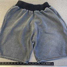 Damir Doma Shorts Faded Grey No Tags Heavy Cotton Side Pockets