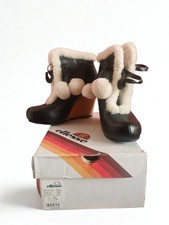 Black Leather Ellesse Lola