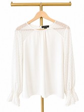  UK 12 Primark Cream Textured
