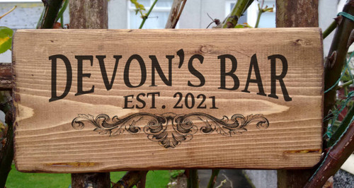 Personalised door sign custom - door,