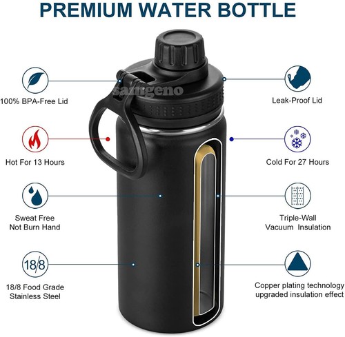 New 1000ml insulated - insulated, water