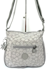 Kipling 'Avarielle' Expanding Crossbody Bag - Slate Grey Daisy - New With Tags