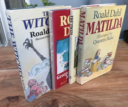 Vintage roald dahl books - roald,