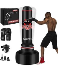 Sport Heavy Duty Free Standing Boxing Punch Bag Kick Adults Kids Kickboxing MMA