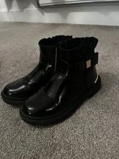 girls black ted baker boots 12