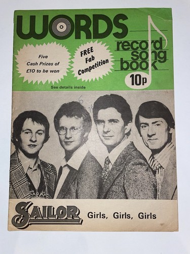 Words song book magazine - words,
