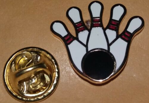 Pin bowling lapel badge - 10,