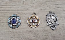 2 x MASONIC SILVER & ENAMEL, I x SILVER ROYAL ARCH MEDALS 