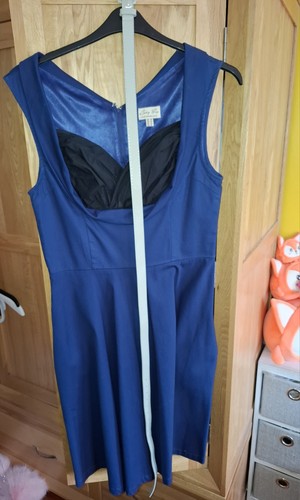 Lindy bop swing dress navy - swing,