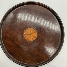 Antique Mahogany Inlaid Wine