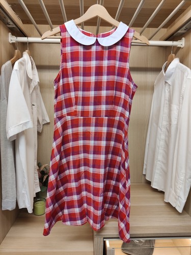 Levi dress red tartan - levi's,