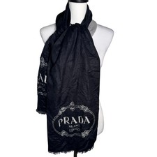 PRADA Milano 100% Silk Scarf