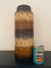 Vintage West German Ceramic Large Floor Vase