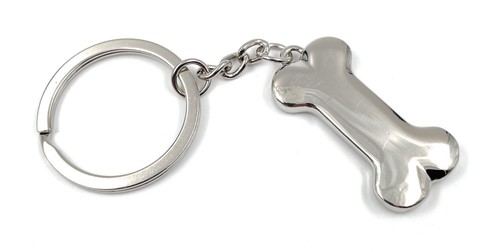 Bone dog - bone, keyring