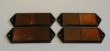 4 x AMBER REFLECTORS TRAILER