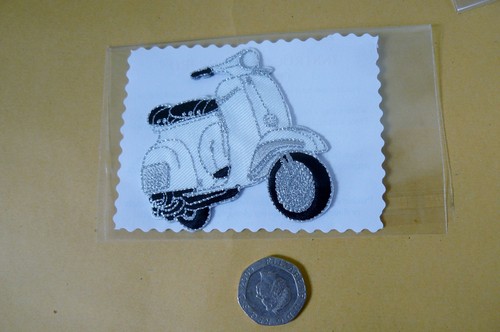 VESPA,SCOOTER,EMBROIDERED