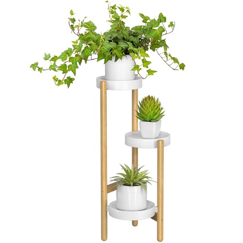 Bamboo plant stand 3 - bamboo,