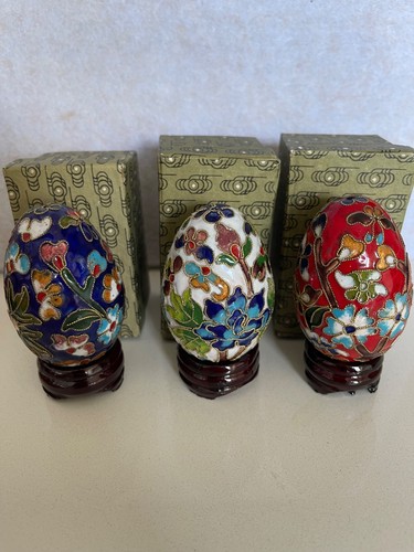 Set asian cloisonné - set/3, enamel