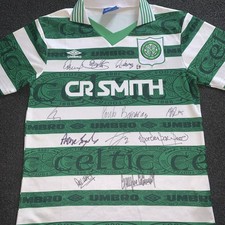 Signed Celtic Football Shirt 