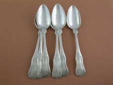 6 Early Coin Silver Spoons