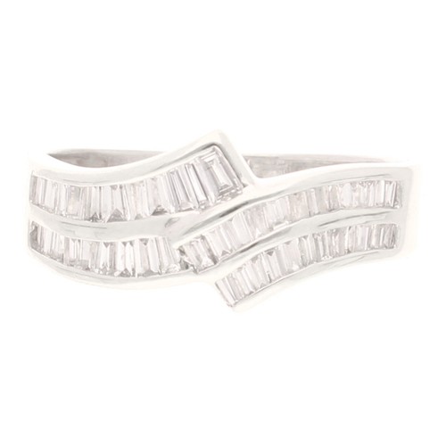 18carat white gold - gold, 0.33ct