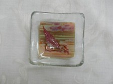 Jo Downs glass leaf design