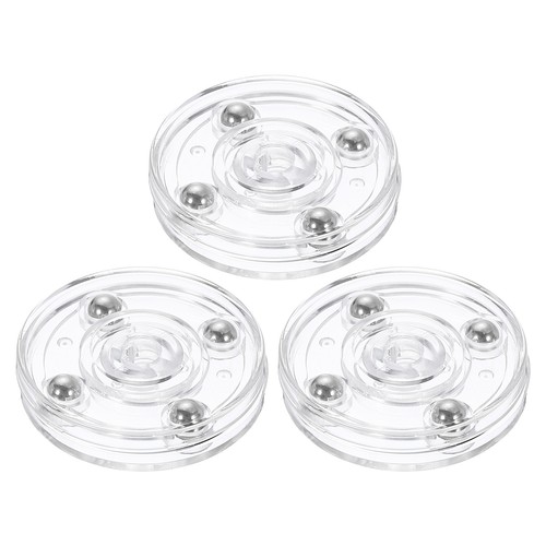 3pack acrylic lazy susan - 3pack,