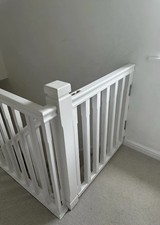 Bespoke stair gate, Pet gate, Made to measure, Wooden Stair Gate.