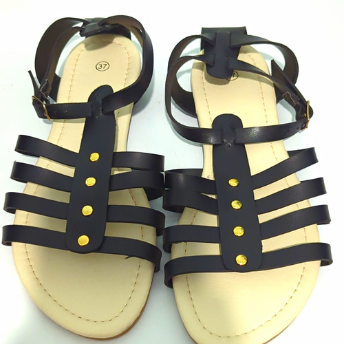 Women black gladiator - black,