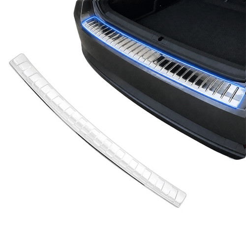 Chrome rear bumper protector - rear,