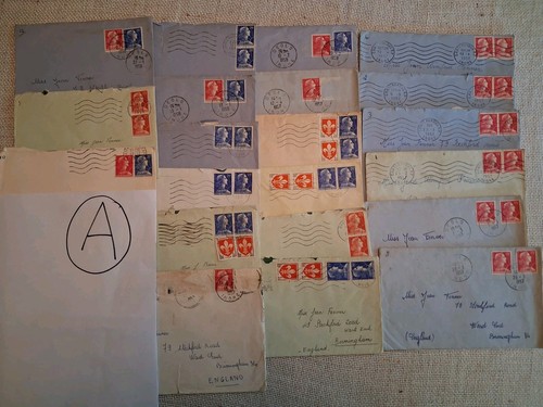 1950 envelopes with - 21, 1950's
