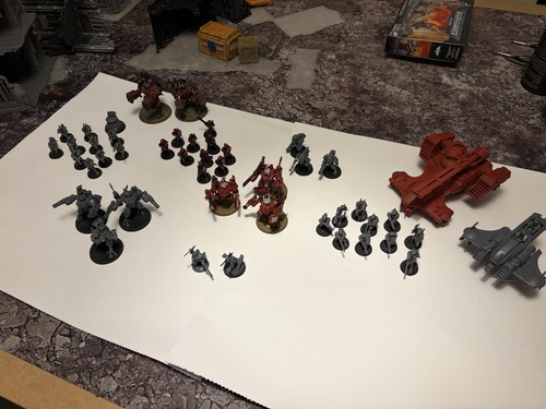 Warhammer 40k tau army - warhammer, games