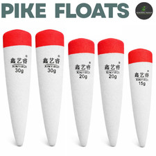 5 Pike Floats Deadbait Fishing