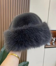 Ladies' Russian Fluffy Grey