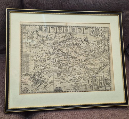 John speed kent - kent, map