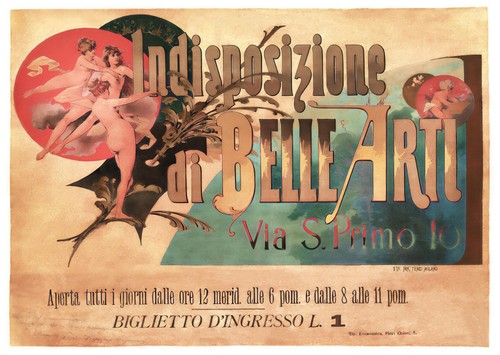 Vintage art nouveau wall - wall,