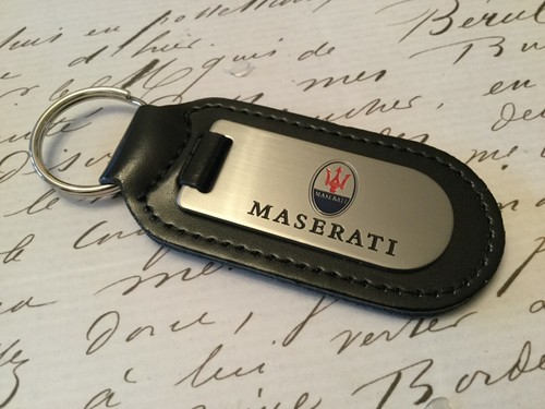 Maserati key ring etched and - maserati,