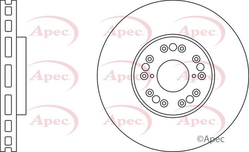 Apec brake disc front single - disc,