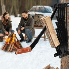 Manual Kindling Splitter Wall