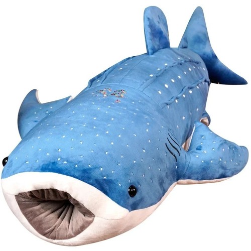 Blue shark plush - shark, soft