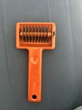 Pie Cookie Cutter Pastry Bakeware Embossing Dough Roller Lattice Tool Vintage Re