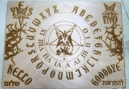 Wooden ouija board - ouija,