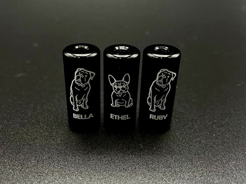 Custom engraved black - engraved,