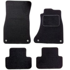 Fits Audi A4 B8 2008-2015 Car Mats Tailored Carpet Black 4pcs Floor Mat Set